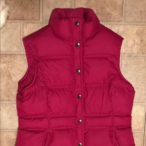 Lands End down vest
